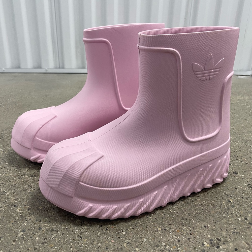 NWOB RARE Adidas Originals Adifom Superstar Boot light pink size 7.5 - Picture 2 of 16